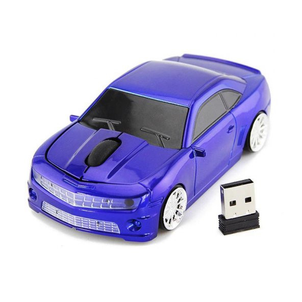 Optik Mouse 2.4GHz Ergonomik Kablosuz Chevi Bumblebee Araba Şeklinde - Resim 2