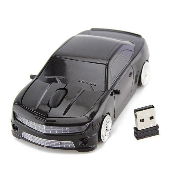 Optik Mouse 2.4GHz Ergonomik Kablosuz Chevi Bumblebee Araba Şeklinde - Resim 4