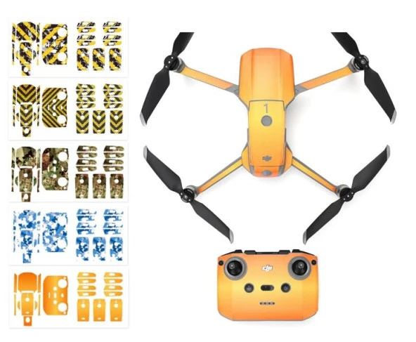 DJI Mavic Air 2 Gövde Kumanda ve Pil İçin 3M Film Çıkartma Seti ürün görseli 1