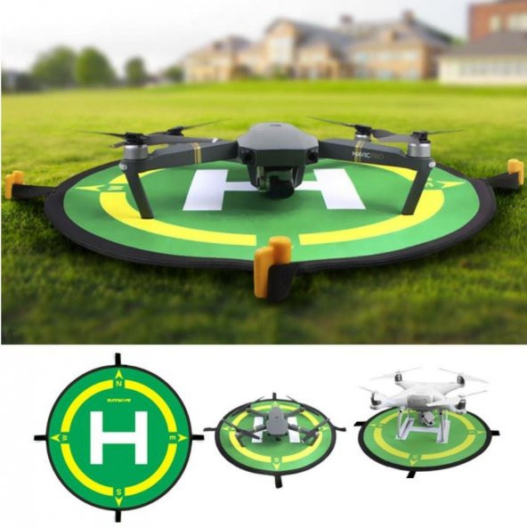 DJI Phantom Evrensel 50 cm Güvenli İniş Pedi Su Geçirmez Helipad ürün görseli 1