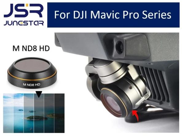 DJI Mavic Pro Platinum Gimbal Kamera Lensi İçin ND8 HD Filtre Nötr Yoğunluk JSR ürün görseli 1