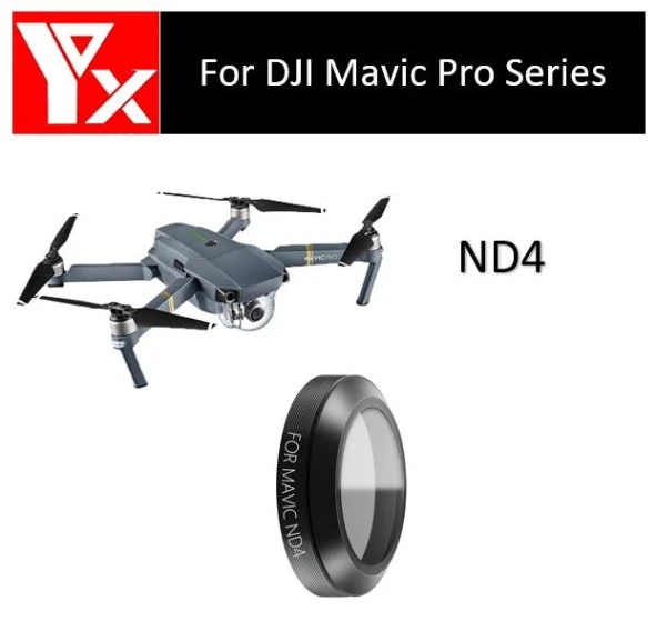 DJI Mavic Pro Alpen White Gimbal Kamera Lensi İçin ND4 Nötr Yoğunluk YX ürün görseli 1