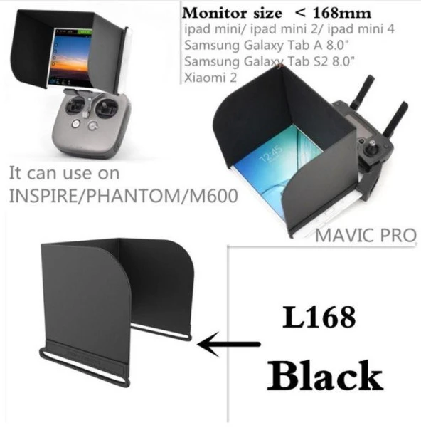 DJI Mavic Air için Monitör Güneş Gölgelik PGYTECH L168 ürün görseli 1