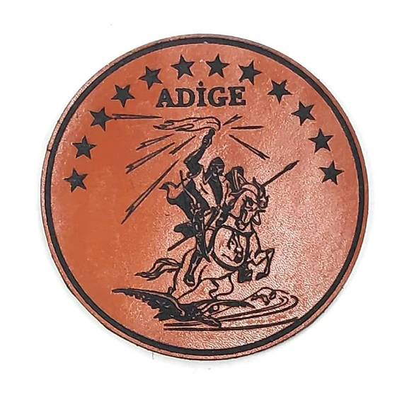 ADİGE - ÇERKES  Deri PEÇ- Arma - Patch ürün görseli 1