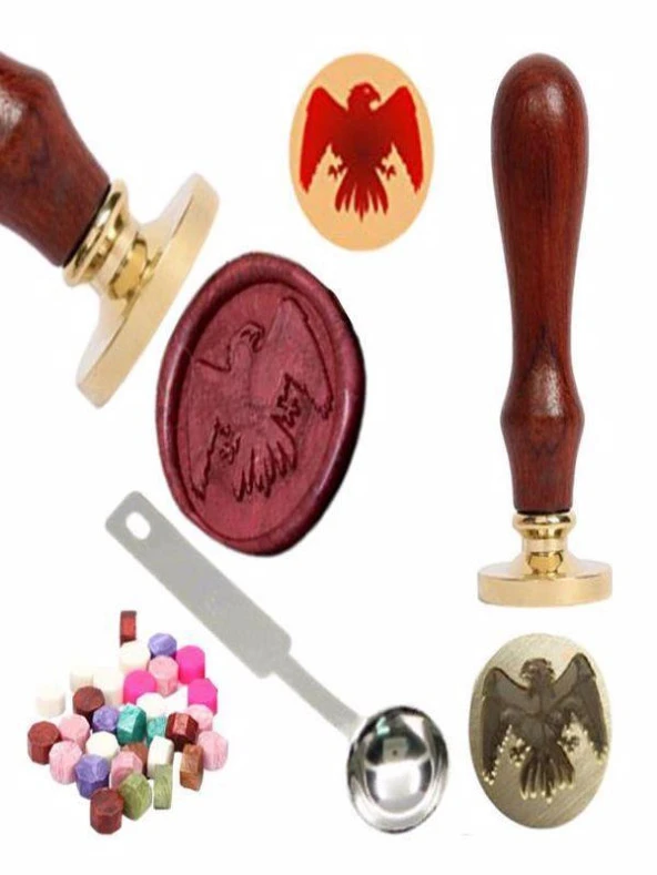 Mektup Damga Mühürü Arryn + 30 Mühür Mumu + Eritme Kaşığı ürün görseli 1