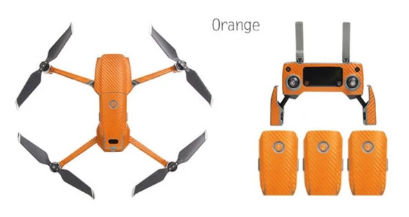 DJI Mavic 2 Zoom Turuncu Karbon Desenli - Resim 2