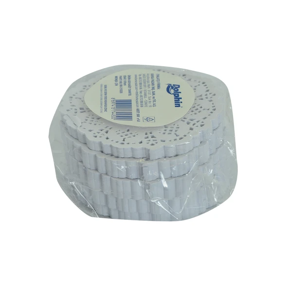 Kağıt Bardak Altlığı 9 Cm Dantel Desenli Beyaz 500 Adetli 1 Paket ürün görseli 1