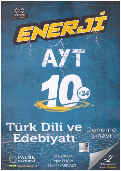 PALME AYT ENERJİ TÜRK DİLİ EDEBİYATI 10*24 DENEME ürün görseli 1