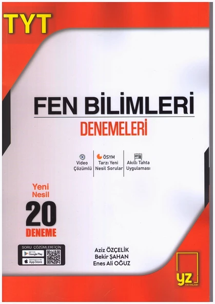 YZ TYT FEN BİLİMLERİ DENEMELERİ ürün görseli 1