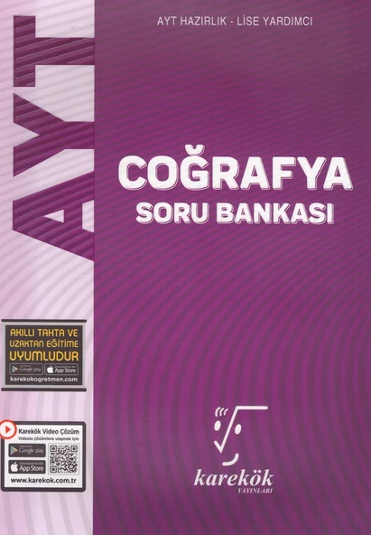 KAREKÖK AYT COĞRAFYA SORU BANKASI ürün görseli 1