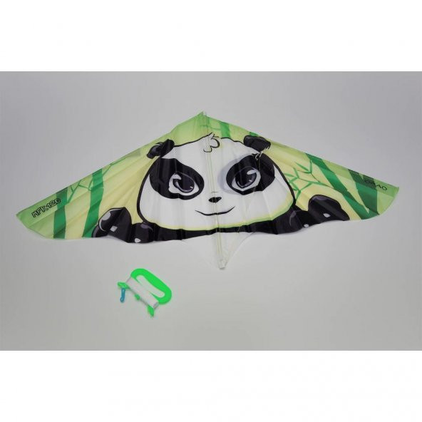 ÇOCUK STATİK UÇURTMA 2 METRE İPLİ UÇURTMA PANDA ORAO MERİDYENDUKKAN ürün görseli 1