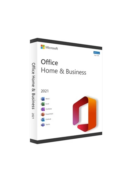 OFFICE 2021 HOME AND BUSINESS TURKCE KUTU ürün görseli 1