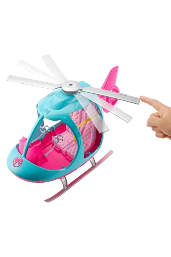 Barbie'nin Pembe Helikopteri, Dönen Pervaneli, 3-7 Yaş Arası İçin ürün görseli 1