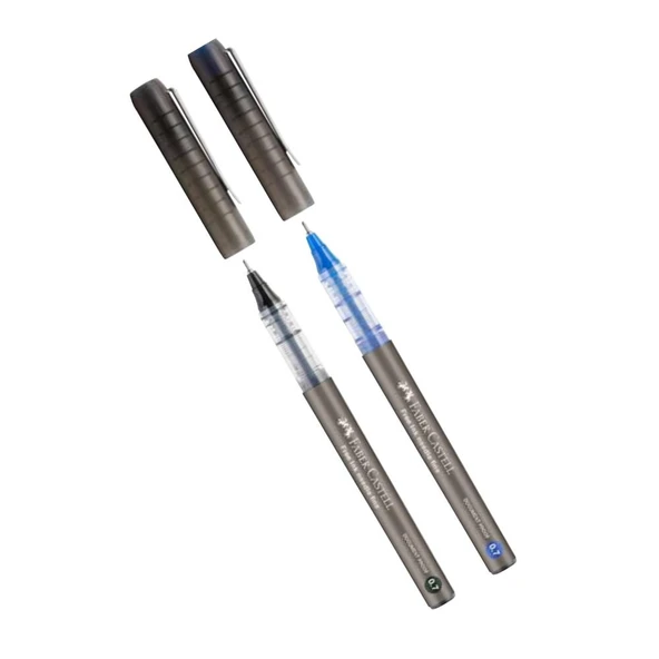 Siyah Mavi Pilot Kalem İğne Uçlu 0.7 Free Ink Needle Fine 2 Adet Faber Pilot Kalem Siyah Mavi 2 Adet ürün görseli 1