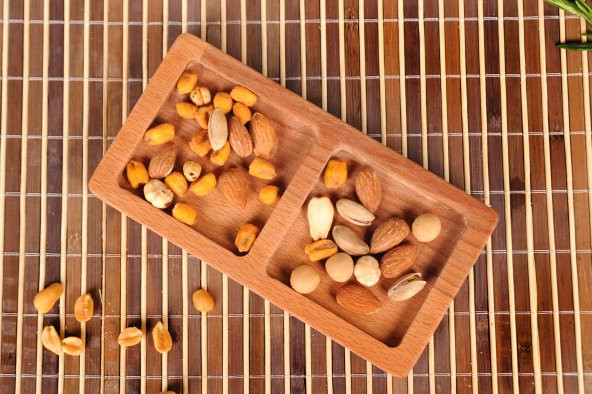 Gurme 2 Bölmeli Sunum Tabağı 18 cm ürün görseli 1