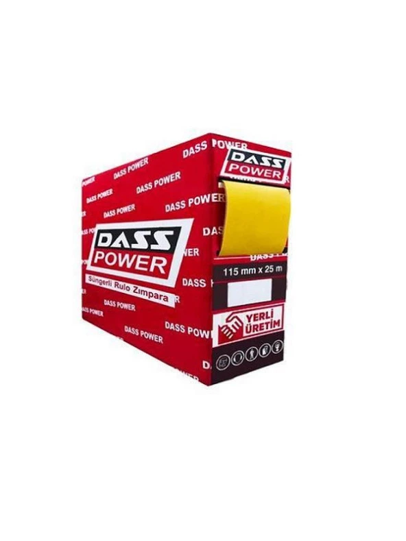 Dass Power Sünger Rulo Zımpara 115 mm 150 Kum 1 metre ürün görseli 1