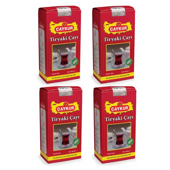Çaykur Tiryaki Çay 500 gr x 4 Adet ürün görseli 1