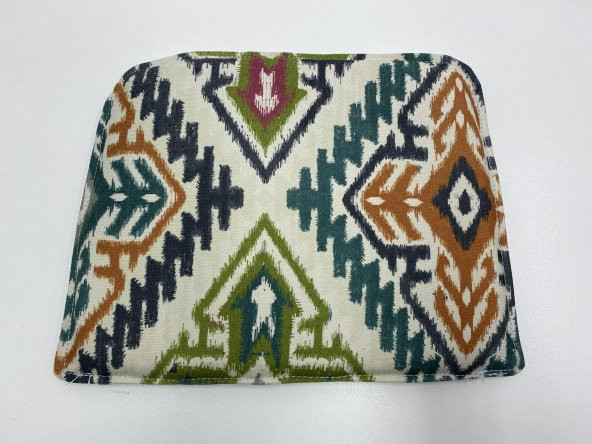 Knsz sırt minderi 1 li zng&mğr&uslu kilim desen cırtlı tel bar sandalyesi sırtı için ürün görseli 1