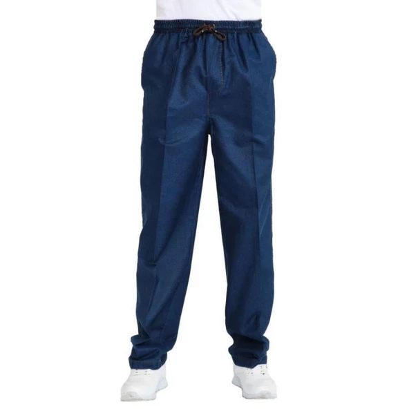 Şensel, Yazlık Kot Şalvar Pantolon, Lacivert, -108E1045- ürün görseli 1