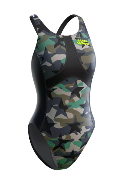Mad Wave M1460-20 - Kadın Antichlor Criss Cross Yüzücü Mayo ürün görseli 1