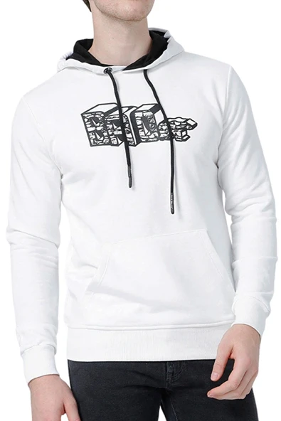 Bad Bear 21.02.12.013 - Badwall Hoodie Kapüşonlu Sweatshirt ürün görseli 1