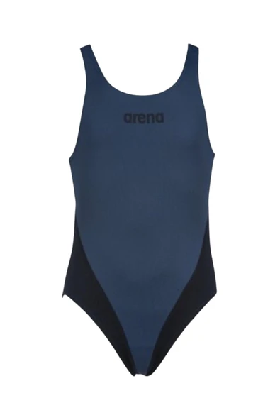 Arena 2A241 - W Solid Swim Tech High Yüzücü Mayosu - Resim 3