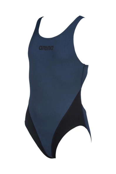 Arena 2A241 - W Solid Swim Tech High Yüzücü Mayosu - Resim 2