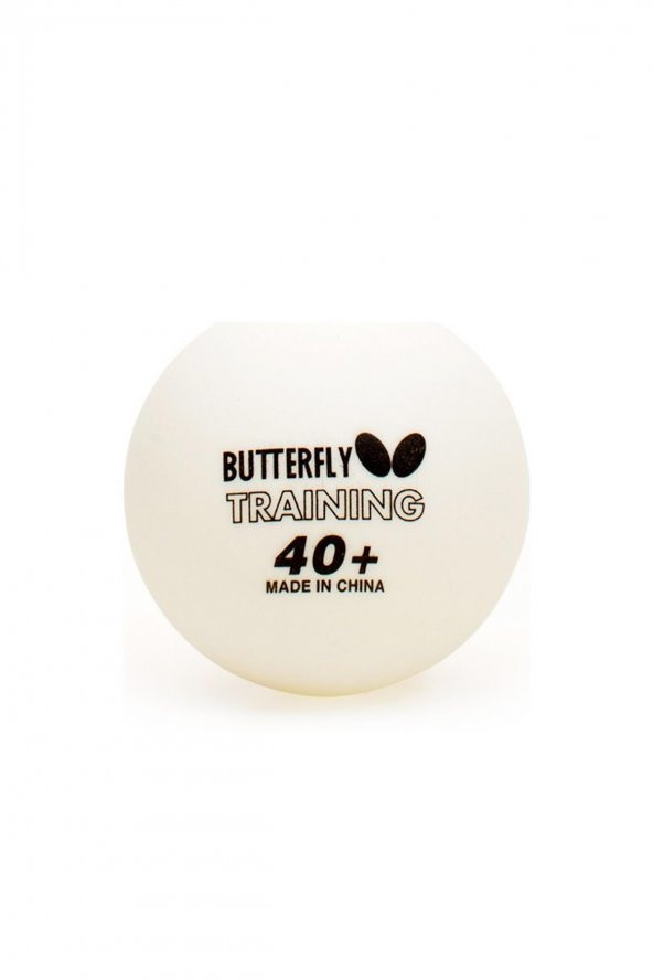 Butterfly 16005B-W - Tekli Masa Tenisi Antrenman Topu Beyaz ürün görseli 1