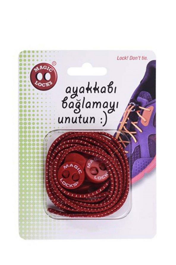 Magic Locks 11A1 - Kırmızı Akıllı Bağcık ürün görseli 1