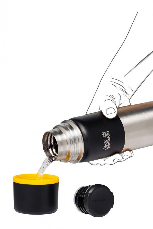 Jack WolfSkin 8006901-6000 -  Kolima 0.5L Termos - Resim 5