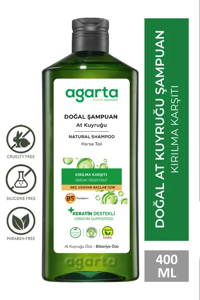 Agarta Doğal Şampuan At Kuyruğu 400 ml ürün görseli 1