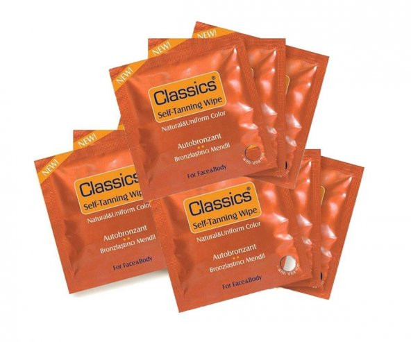 Classics Bronzlaştırıcı Mendil 12 li Paket ürün görseli 1