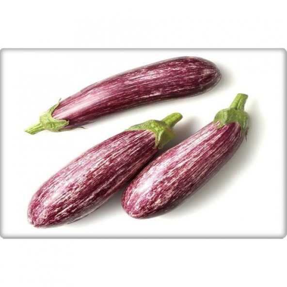 Arzuman Çizgili Patlıcan Tohumu (10 Gr) Alaca Patlıcan ürün görseli 1