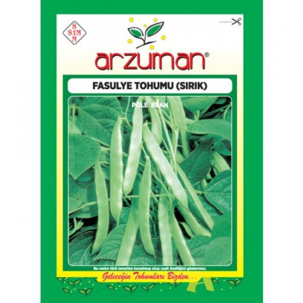 Arzuman Sebze Sırık Fasulye Tohum 50 gr ürün görseli 1