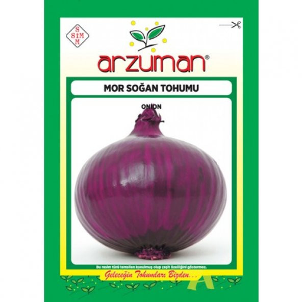 Arzuman Mor Soğan Sebze Tohum-5gr ürün görseli 1