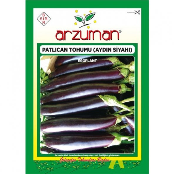 Arzuman Aydın Siyahı Patlıcan Tohumu 10 Gram ürün görseli 1