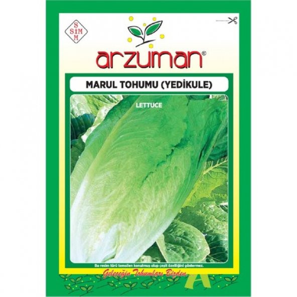 Arzuman Yedikule Marul Tohumu (10 Gr)Göbekli Marul ürün görseli 1