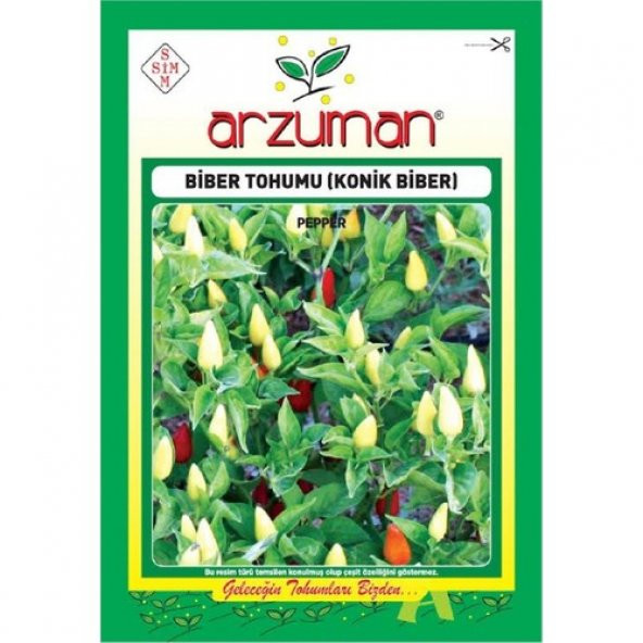 Arzuman Konik Biber Tohumu (5 Gr) ürün görseli 1