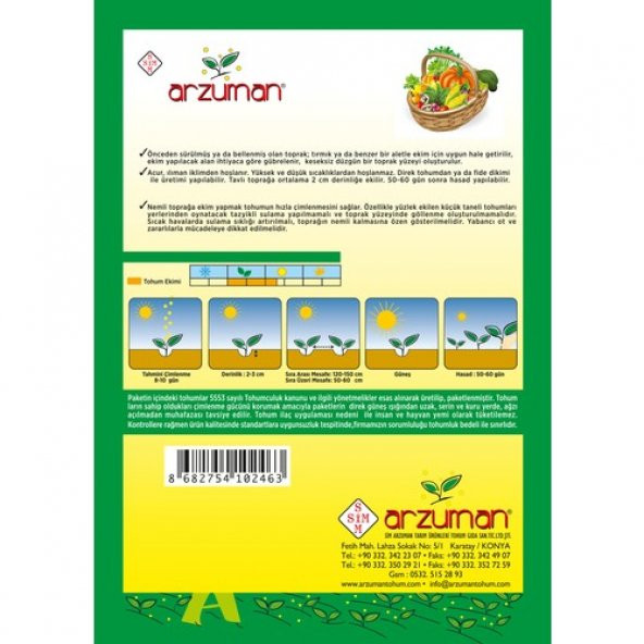 Arzuman Acar Acur Tohumu 10 Gram - Resim 2