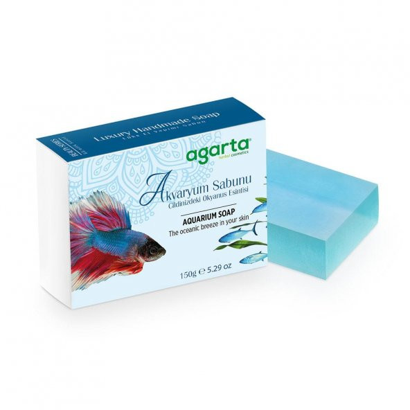 Agarta Doğal El Yapımı Akvaryum Sabunu 150 gr ürün görseli 1