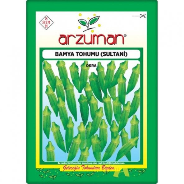 Arzuman Bamya Tohumu (Sultani) 25 gr ürün görseli 1