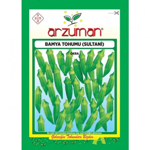Arzuman Sebze Sultani Bamya Tohum 10 gr ürün görseli 1