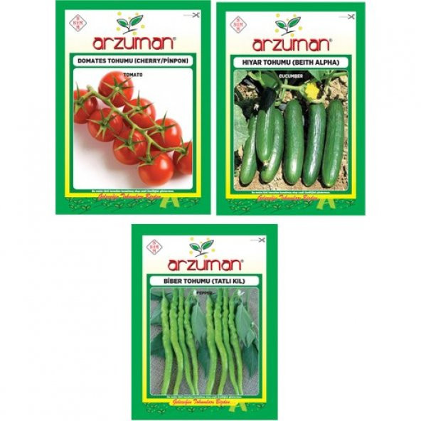 Arzuman Cherry Domates Beith Alpha Tatlı Kıl Biber Tohumu ürün görseli 1