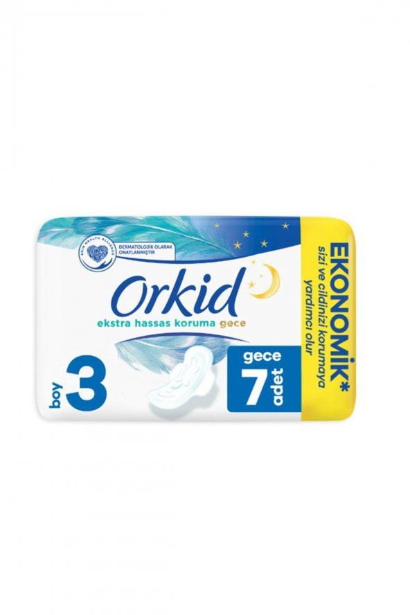 Orkid Ekstra Hassas Koruma Gece 7li ürün görseli 1