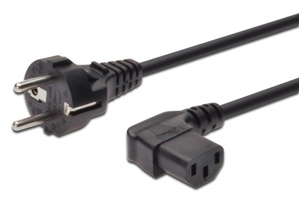 C13 90 Derece Kaliteli Power Kablosu 3x1 mm 2 Metre ürün görseli 1