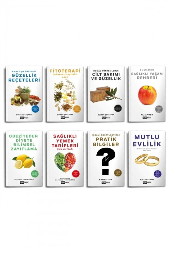 Mutlu Yaşam Seti 8 Kitap Takım Gülten Şenşafak ürün görseli 1