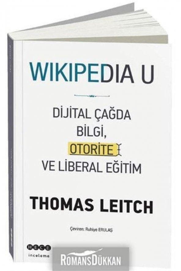 Wikipedia U Dijital Çağda Bilgi Otorite ve Liberal Eğitim ürün görseli 1