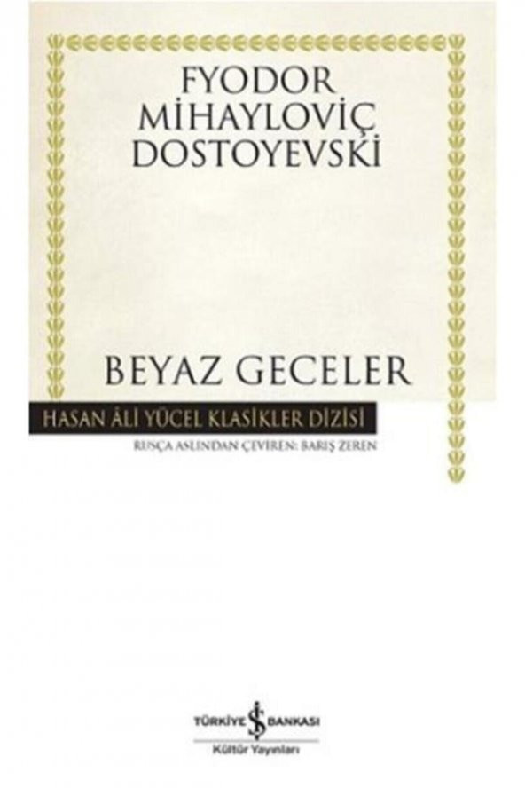 Beyaz Geceler Fyodor Mihayloviç Dostoyevski Hasan Ali Yücel ürün görseli 1