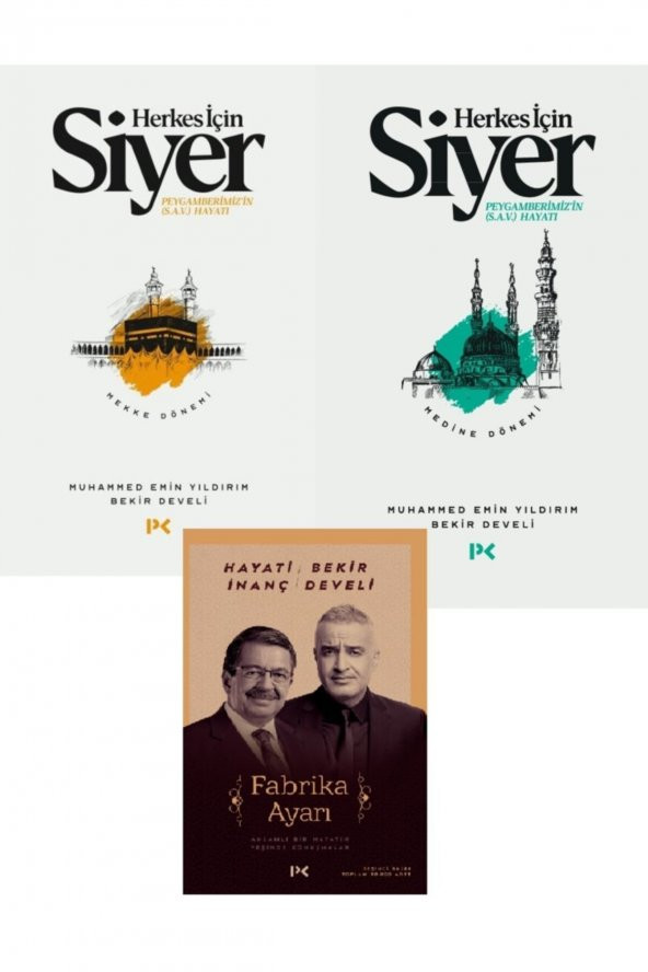 Herkes Için Siyer-1 / Herkes Için Siyer-2 / Fabrika Ayarı ( 3 Kitap Set ) ürün görseli 1