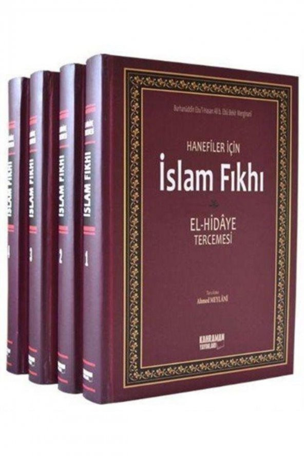 Hanifiler Için Islam Fıkhı / El-hidaye Tercemesi (4 Cilt) ürün görseli 1
